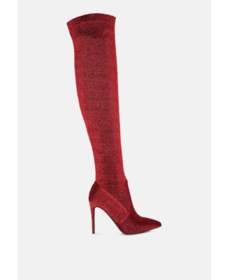 Women's Tigerlily Knitted Stiletto Long Boots