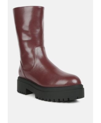 Women's Lewisa Panelled Lug Sole Boots