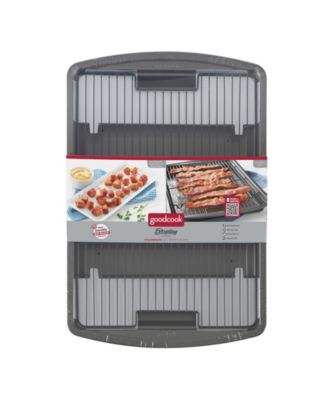 Good Cook Everyday Nonstick Steel Crispy Baking Set with Baking Sheet and Wire Rack, 15" x 10.5"