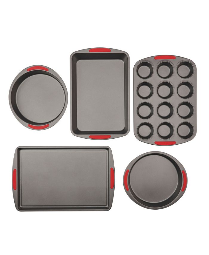 Good Cook Mega grip 5 Piece Nonstick Steel Bakeware Set with Cookie