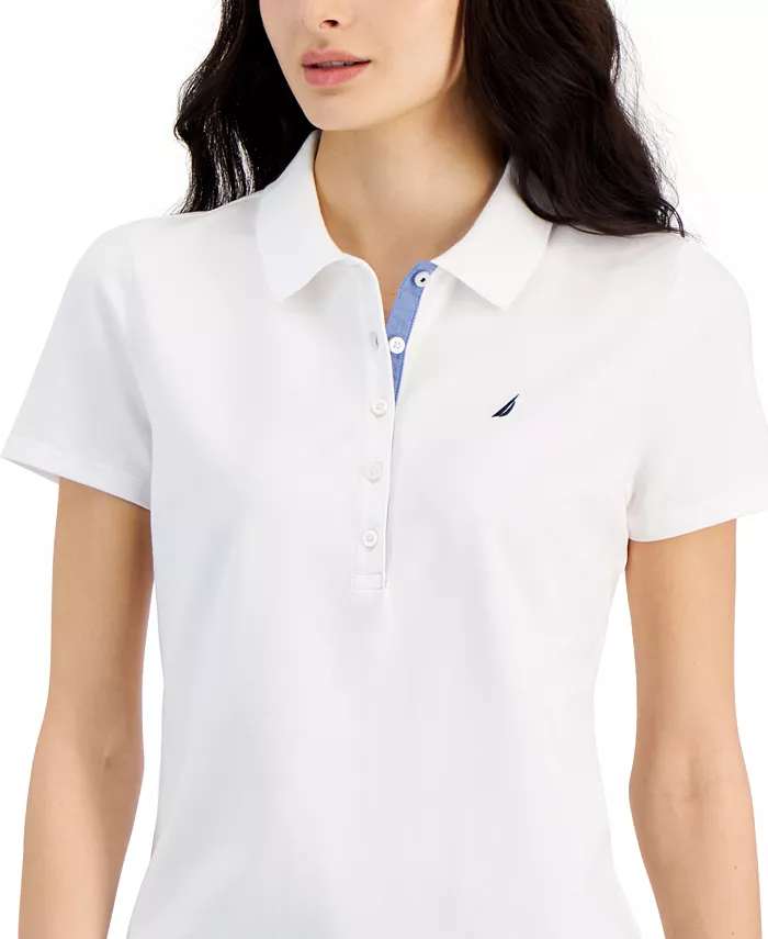 Women's Short-Sleeve Polo-Collar Shirt - thumbnail 3