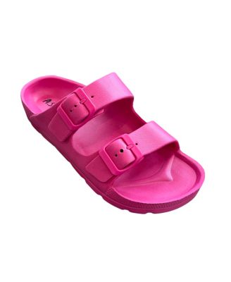 Comfort Slides Double Buckle Adjustable Scooby Flat Sandals