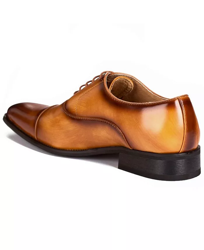 Lace-up Cap Toe Dress Oxfords Shoes - thumbnail 6