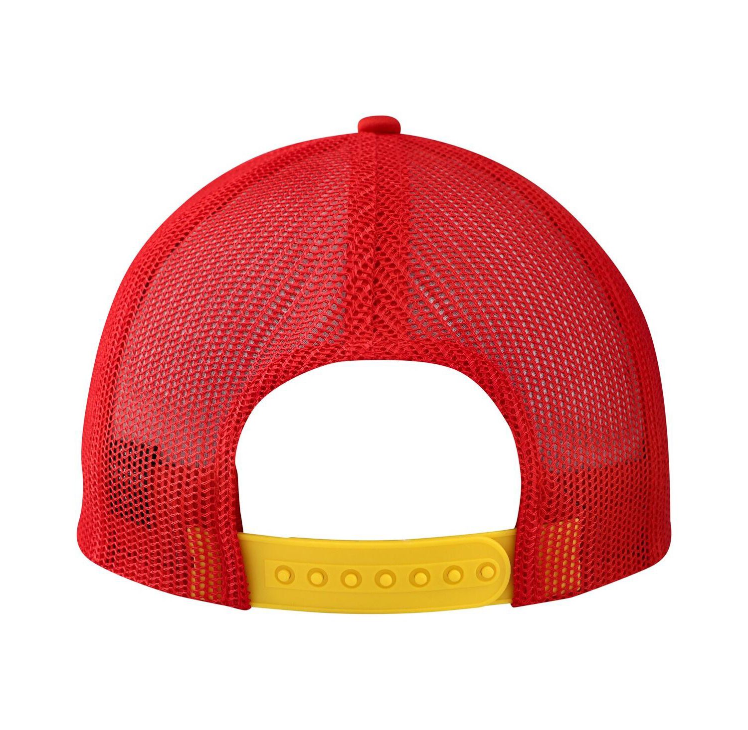 Men's White, Red Mountain Dew Dew Crew Foam Trucker Adjustable Hat