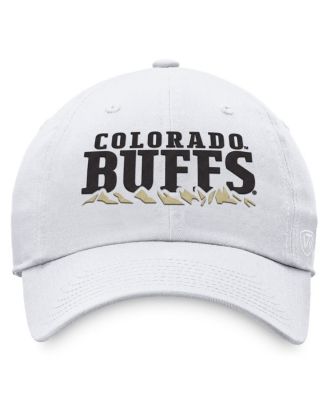 Men's White Colorado Buffaloes Adjustable Hat