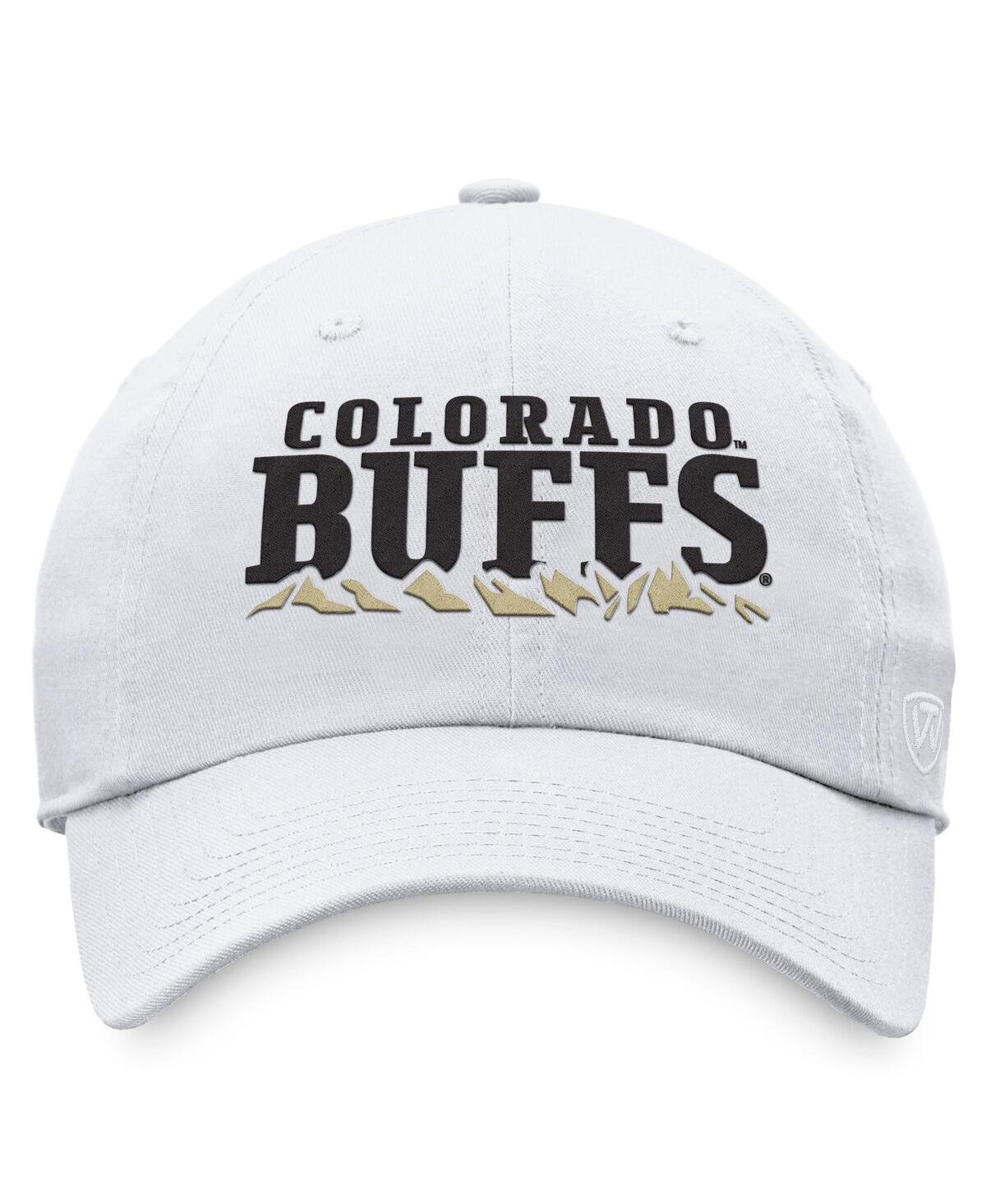 Shop Top Of The World Men's  White Colorado Buffaloes Adjustable Hat