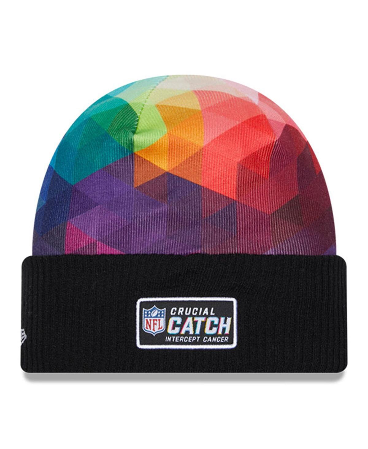 Men's New Era Black Denver Broncos 2023 Nfl Crucial Catch Cuffed Knit Hat