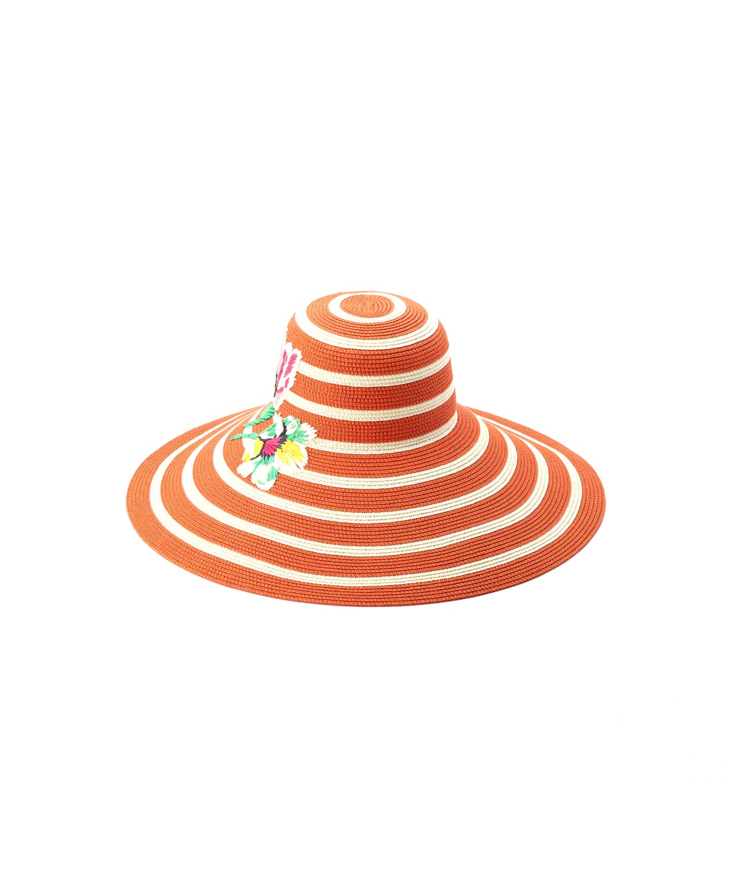 Женские головные уборы kate spade new york Embroidered Flower Sunhat, цвет: Кремовый разноцветный — фото 1