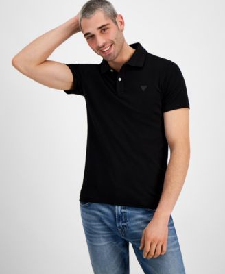 GUESS - Men's Nolan Triangle Logo Polo Shirt
