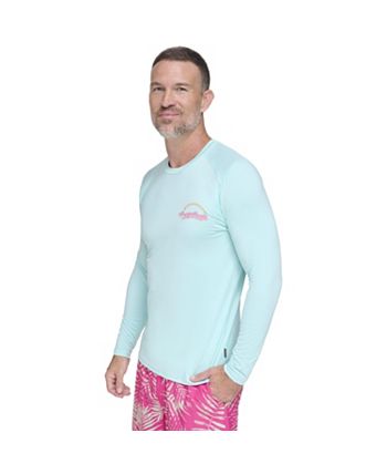 Margaritaville MEN'S ISLAND RESERVE OFF SHORE LONG SLEEVE RASH GUARD ...
