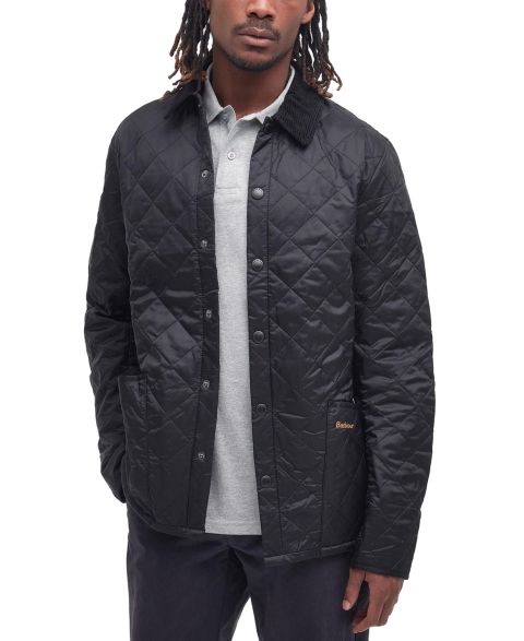 Мужская куртка Barbour Heritage Liddesdale Quilted, цвет: Чёрный