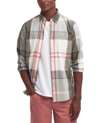 Barbour - Men's Harris Tailored-Fit Tartan Long-Sleeve Shirt