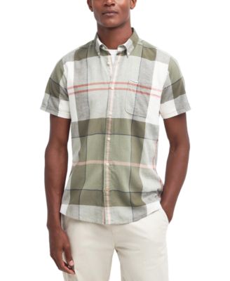Barbour - Men's Douglas Tailored-Fit Tartan Short-Sleeve Shirt