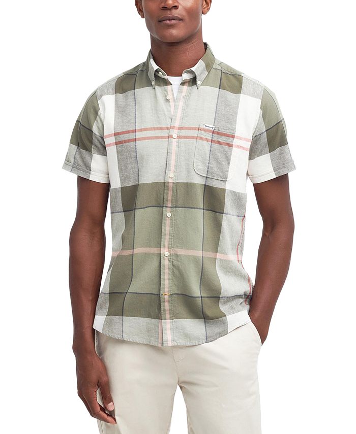 Barbour short deals sleeve shirt