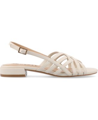 Women's Cassandra Woven Slingback Flat Sandals