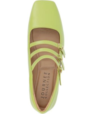 Women's Darlin Multi Strap Mary Jane Square Toe Flats