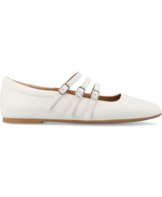 Women's Darlin Multi Strap Mary Jane Square Toe Flats