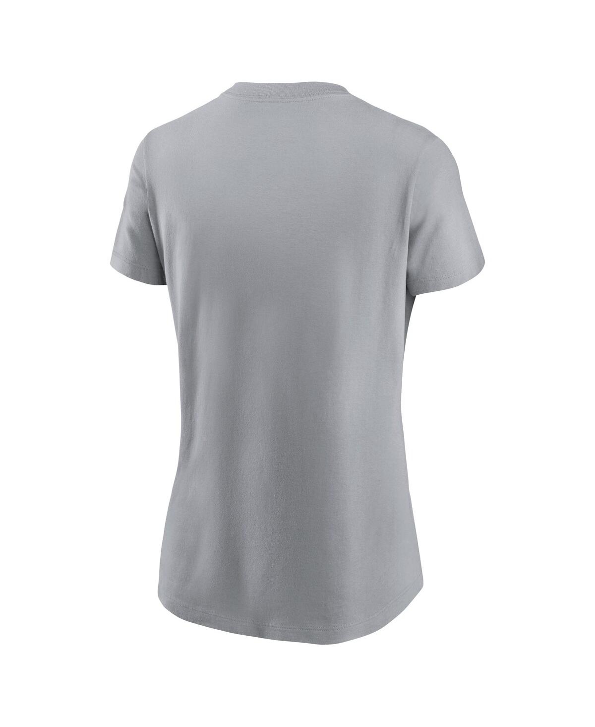 Shop Nike Women's  Gray San Francisco 49ers Super Bowl Lviii Specific Essential T-shirt