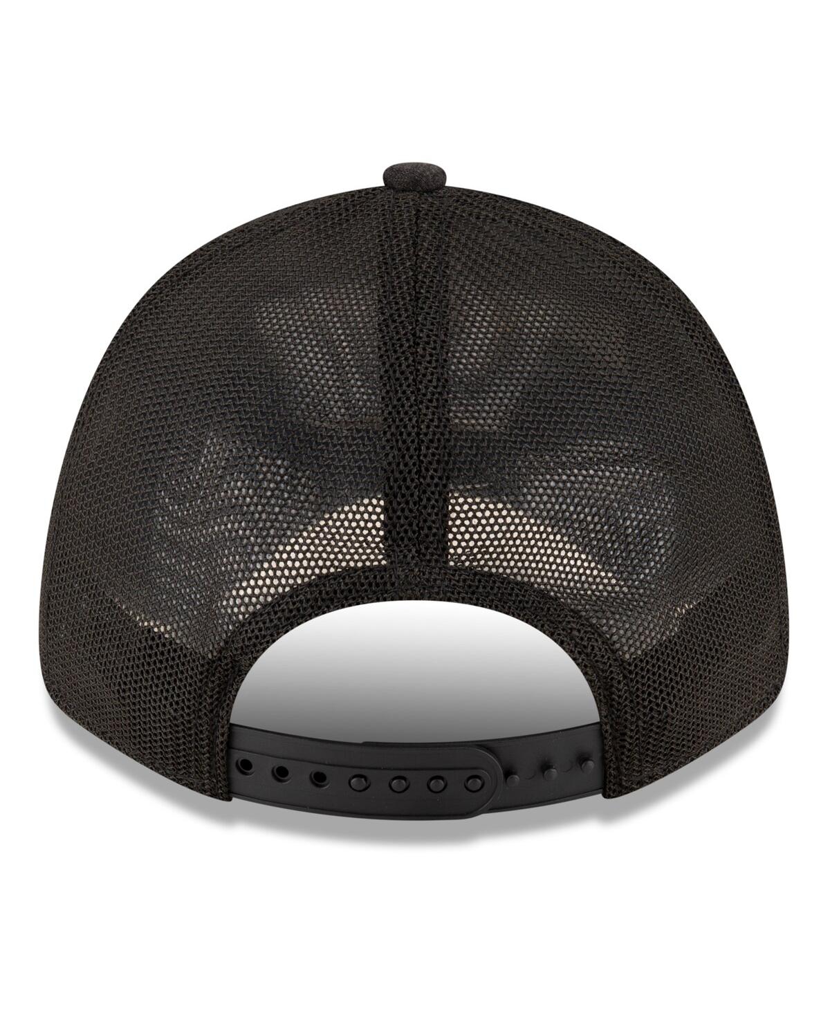 Men's New EraSan Francisco 49ers Super Bowl Lviii 9FORTY Trucker Adjustable Hat - Heather Black