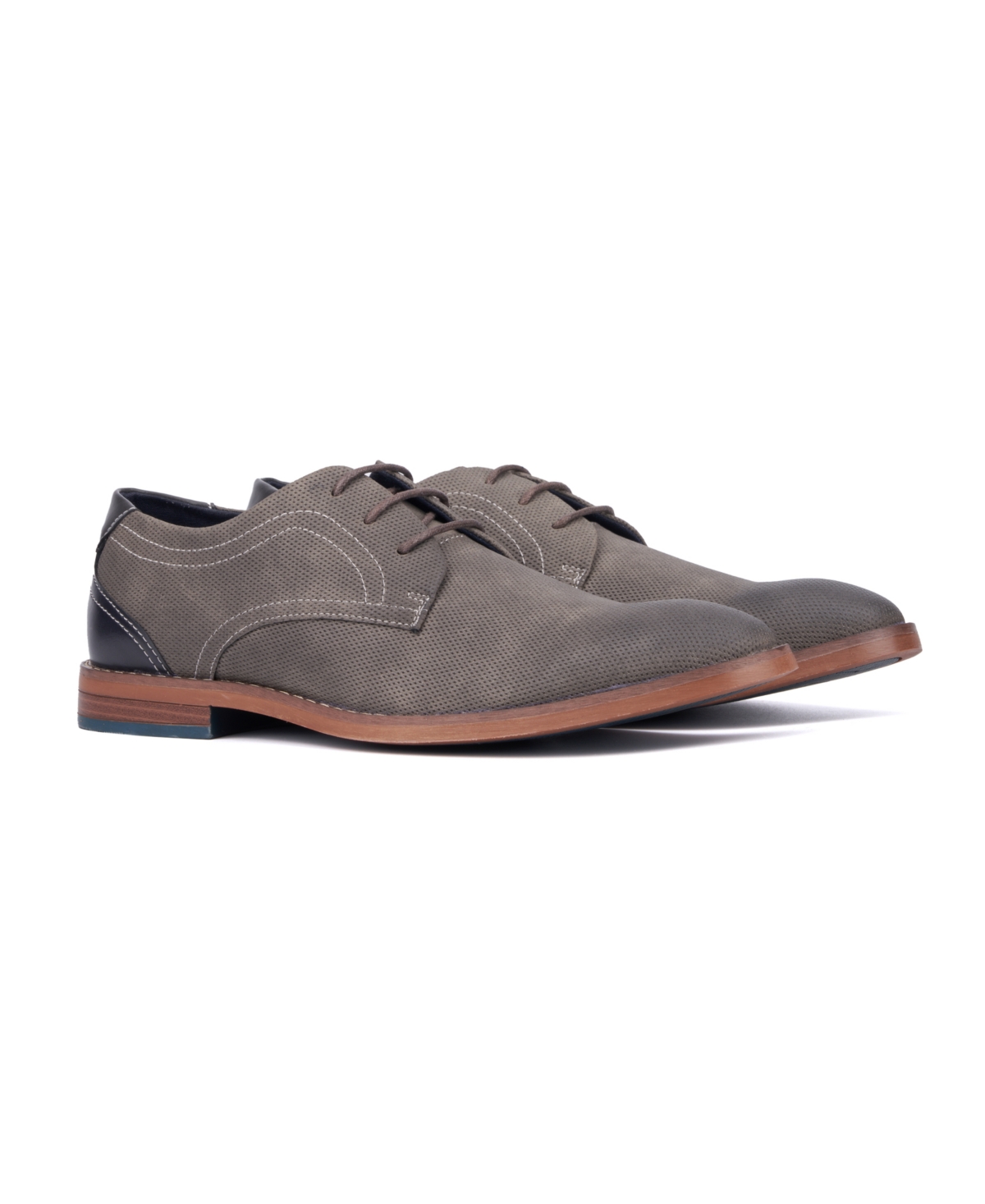 Shop Reserved Footwear Men's New York Bertand Dress Oxfords In Gray