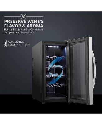 Schmecke 10-Bottle Thermoelectric Wine Cooler - Stainless Steel