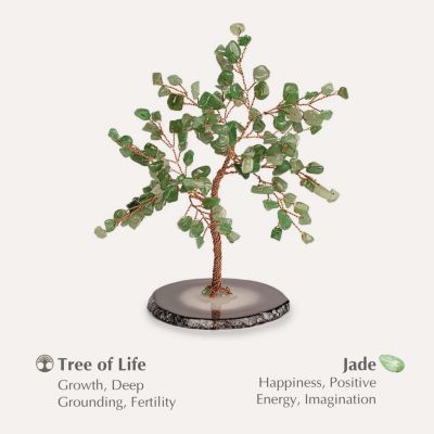 Success Feng Shui Antique Jade Stone Tree