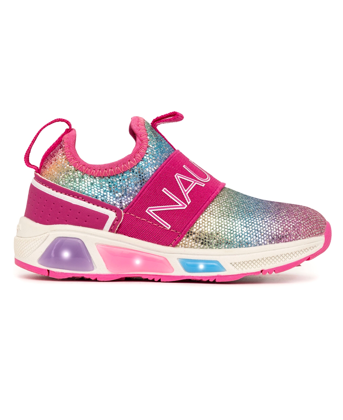 Nautica Toddler Girls Alois Beacon Light Up Slip On Sneakers
