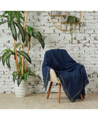Cheryl Indigo 50" x 60" Throw Blanket