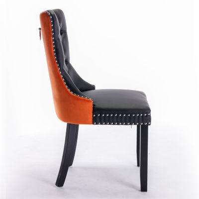Contemporary Tufted Upholstered Dining Chairs Set