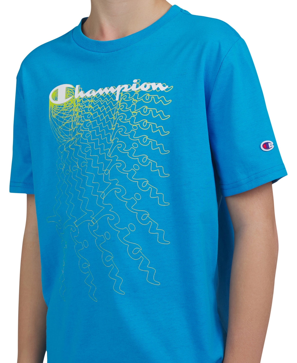 Champion Big Boys Short Sleeves Graphic T-shirt