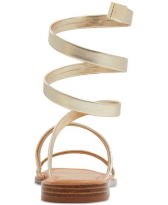 Women's Spinella Strappy Ankle-Wrap Flat Sandals