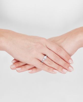 Diamond Pear Three Stone Engagement Ring (1 ct. t.w.) in 14k White Gold