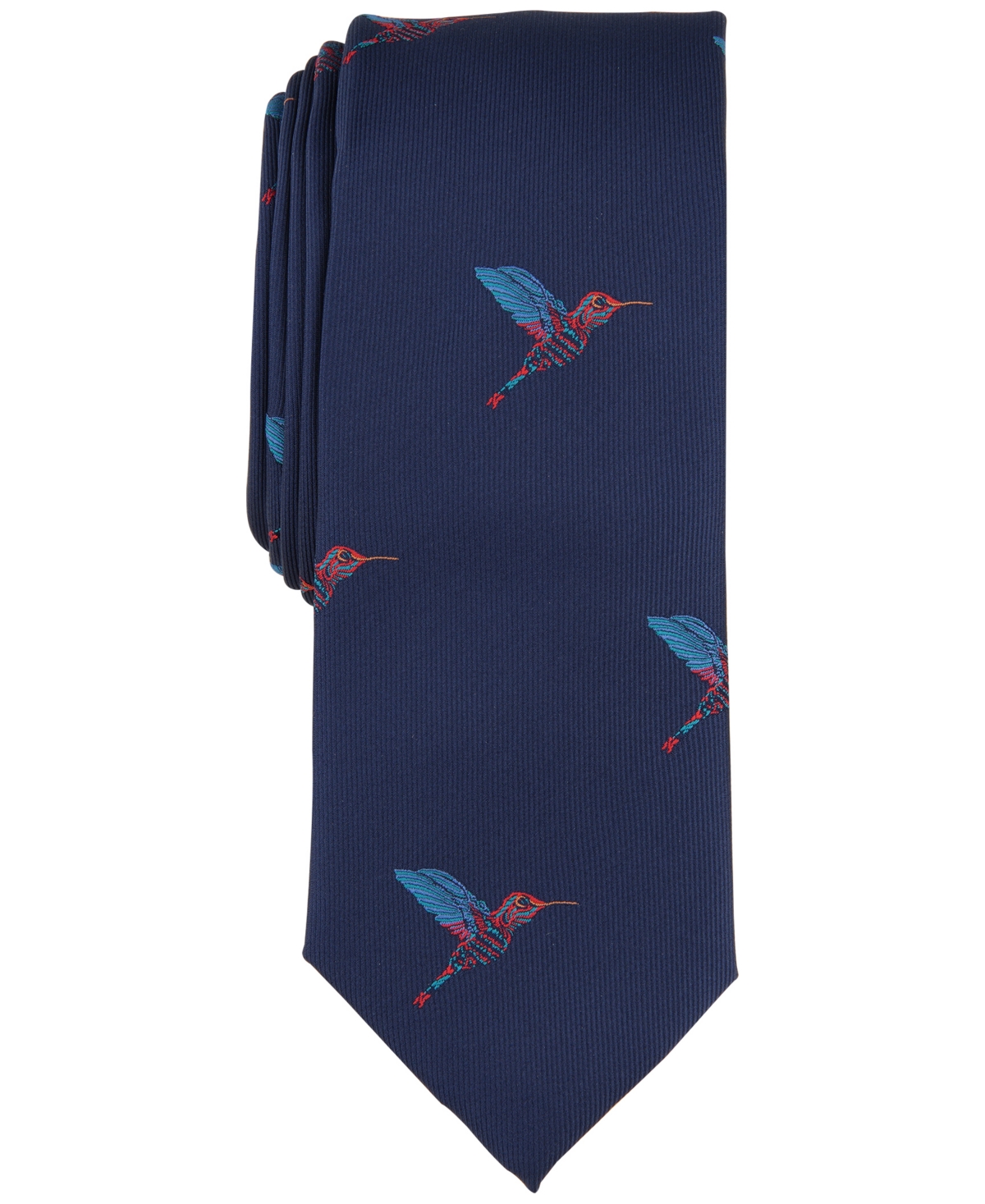 Men's Elliot Hummingbird Tie, Created for Macy's - Navy