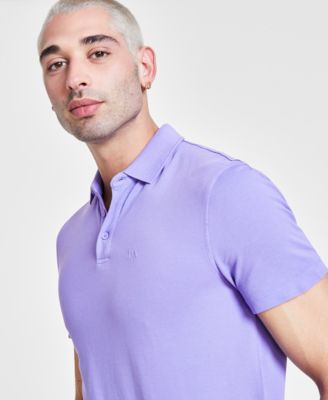 Men's Regular-Fit Solid Piqu&eacute; Polo Shirt