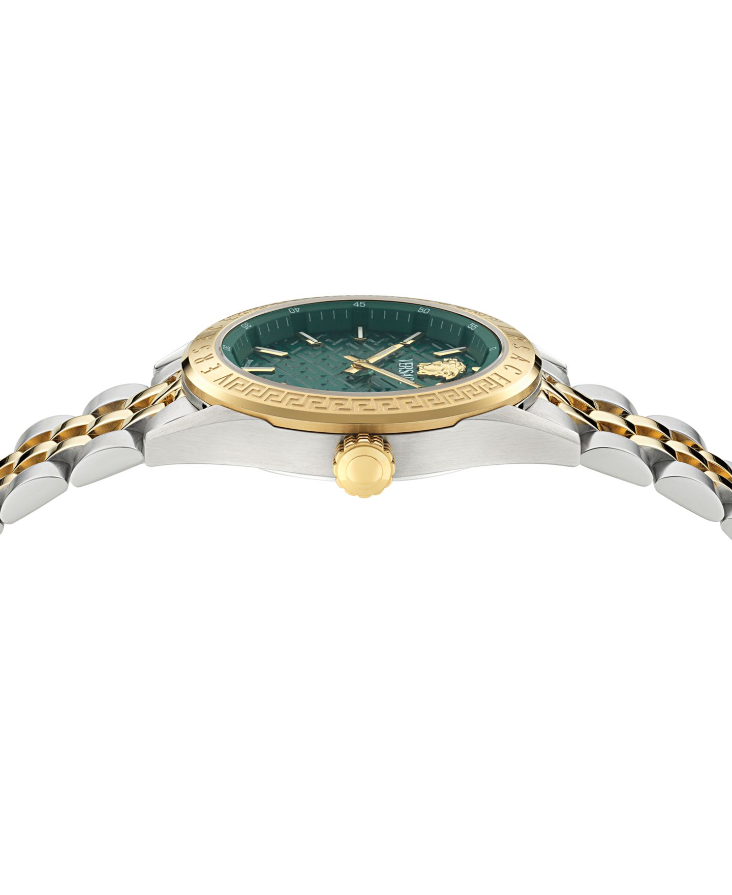 Женские часы Versace Swiss Two-Tone Stainless Steel Bracelet Watch 36mm — фото 2