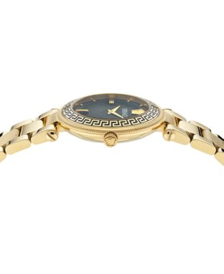Women's Swiss Gold Ion Plated Stainless Steel Bracelet Watch 35mm