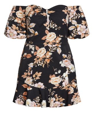 Plus Size Aria Floral Dress