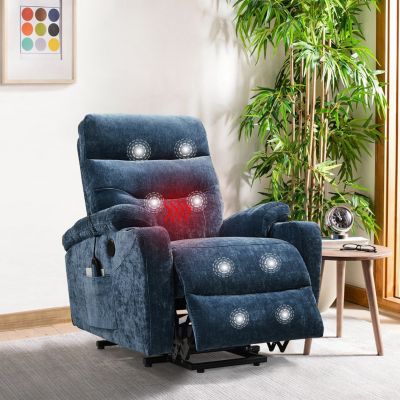 Electric Power Lift Recliner with Massage & Heat
