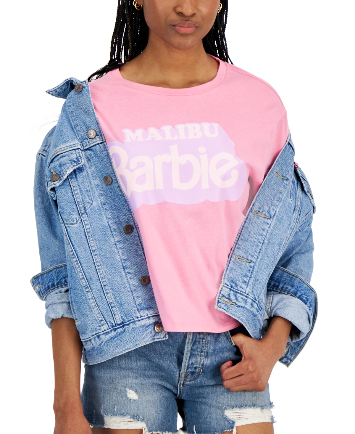 Grayson Threads, The Label Juniors' Malibu Barbie Short-Sleeve T-Shirt