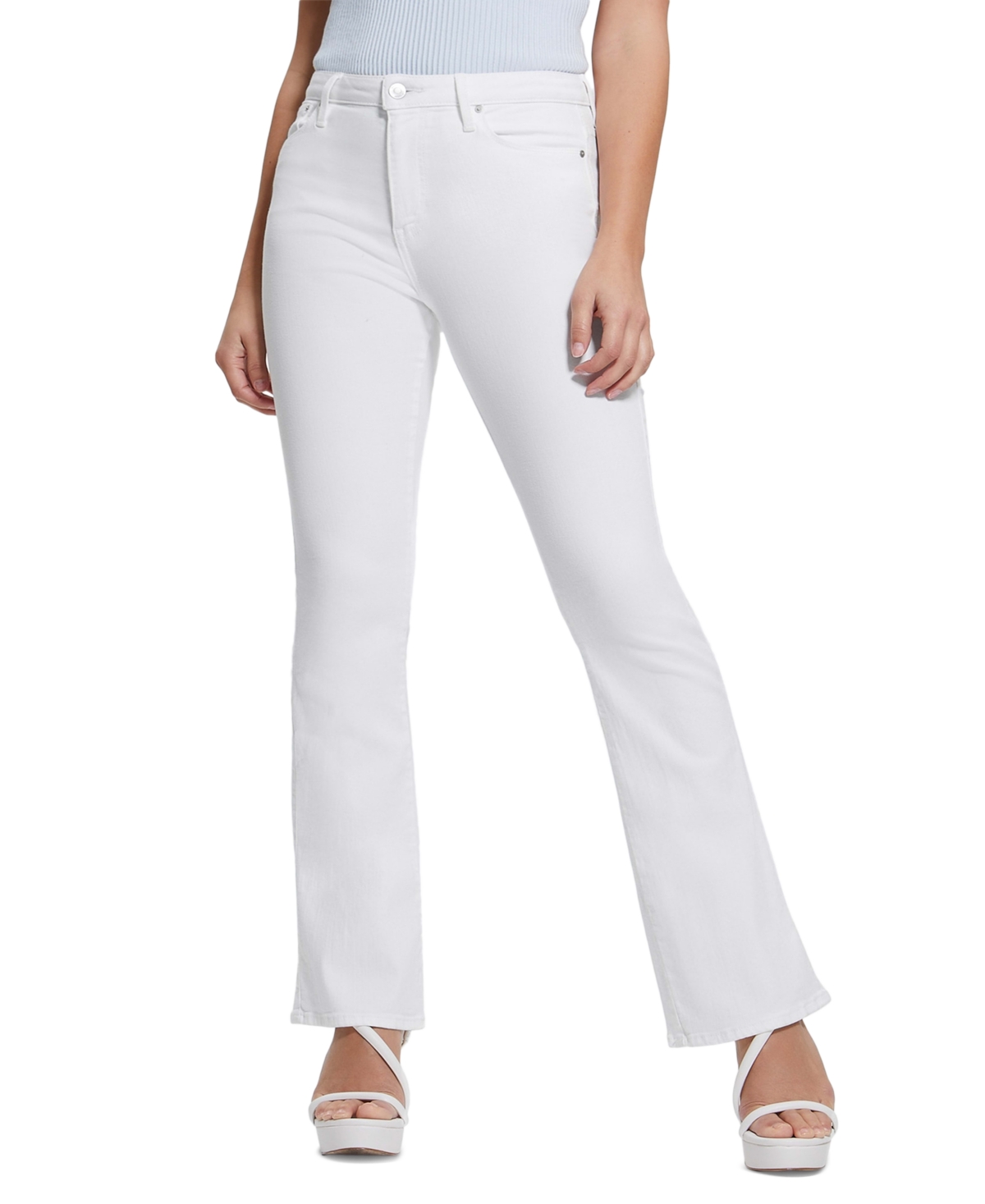 Women's Sexy High-Rise Flared Jeans - PURE WHITE