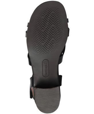 Women's Velvet Block Heel Sandals