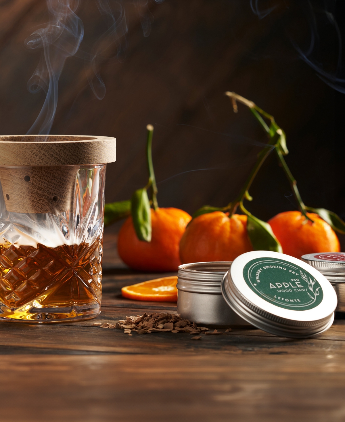 Godinger Dublin Smoker Set With Dof Glass In Clear
