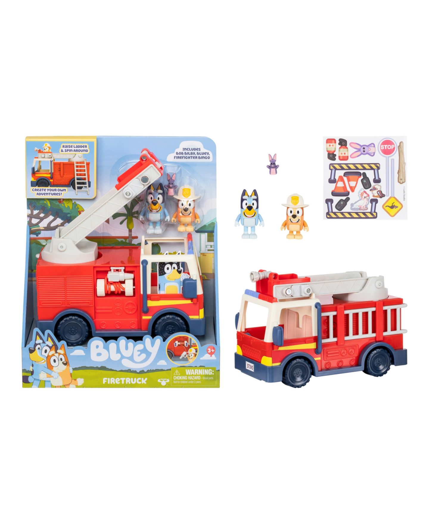 Детские фигурки Bluey Fire Truck — фото 4