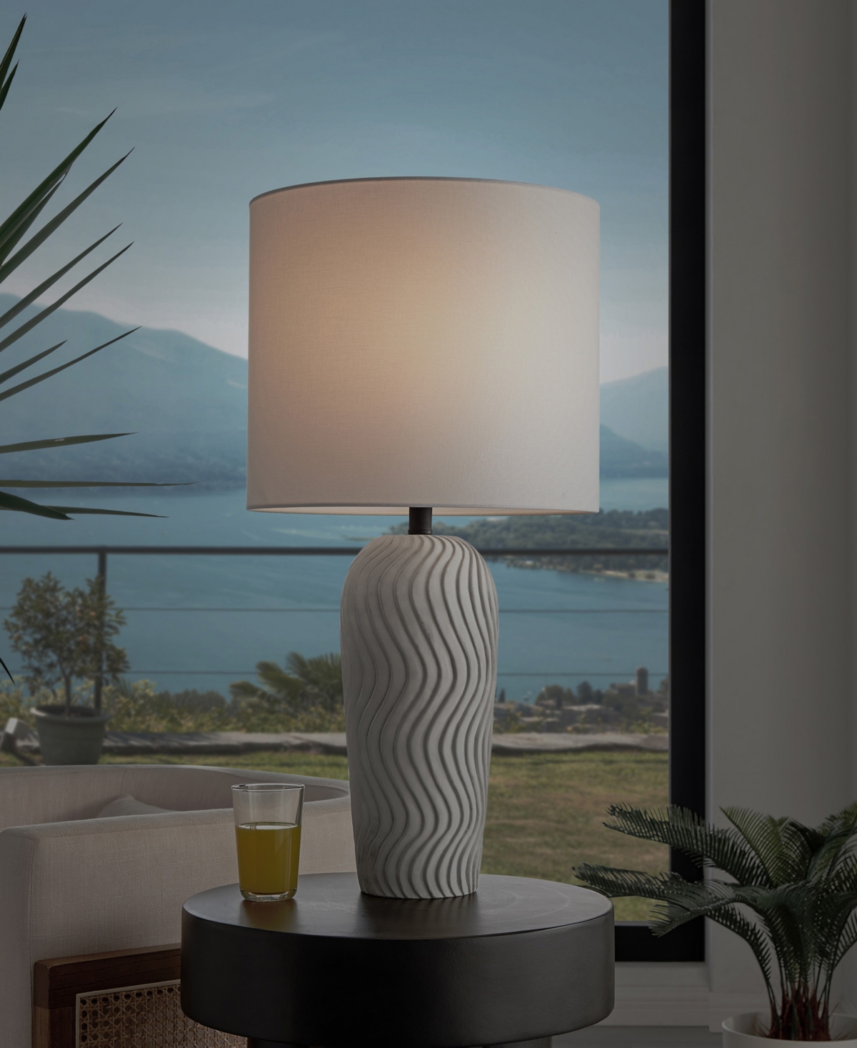 Shop Lite Source Outdoor Cordless Tyrion Table Lamp In Gray