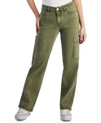 Dollhouse - Juniors' Wide-Leg Mid-Rise Pants