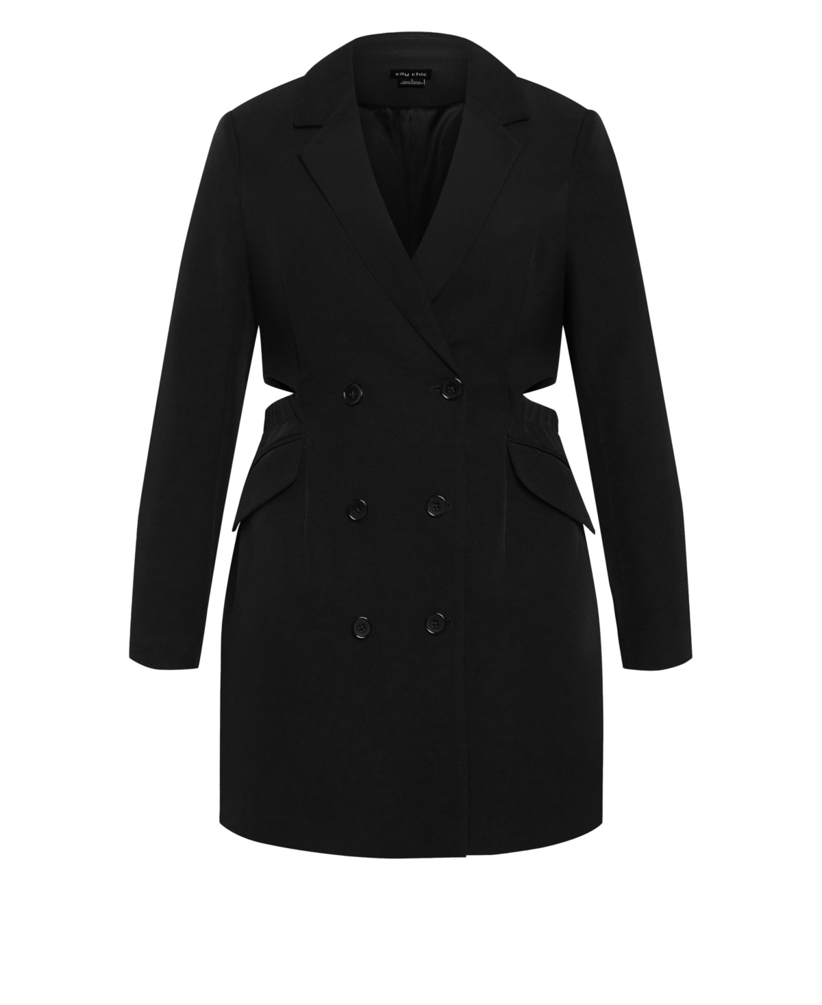 City Chic Plus Size Tuxedo Twyla Dress