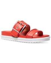 Michael kors flip flops mens orange on sale