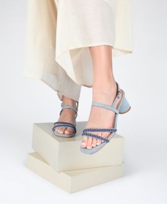 Women's Lornnah Beaded Strap Heeled Sandals