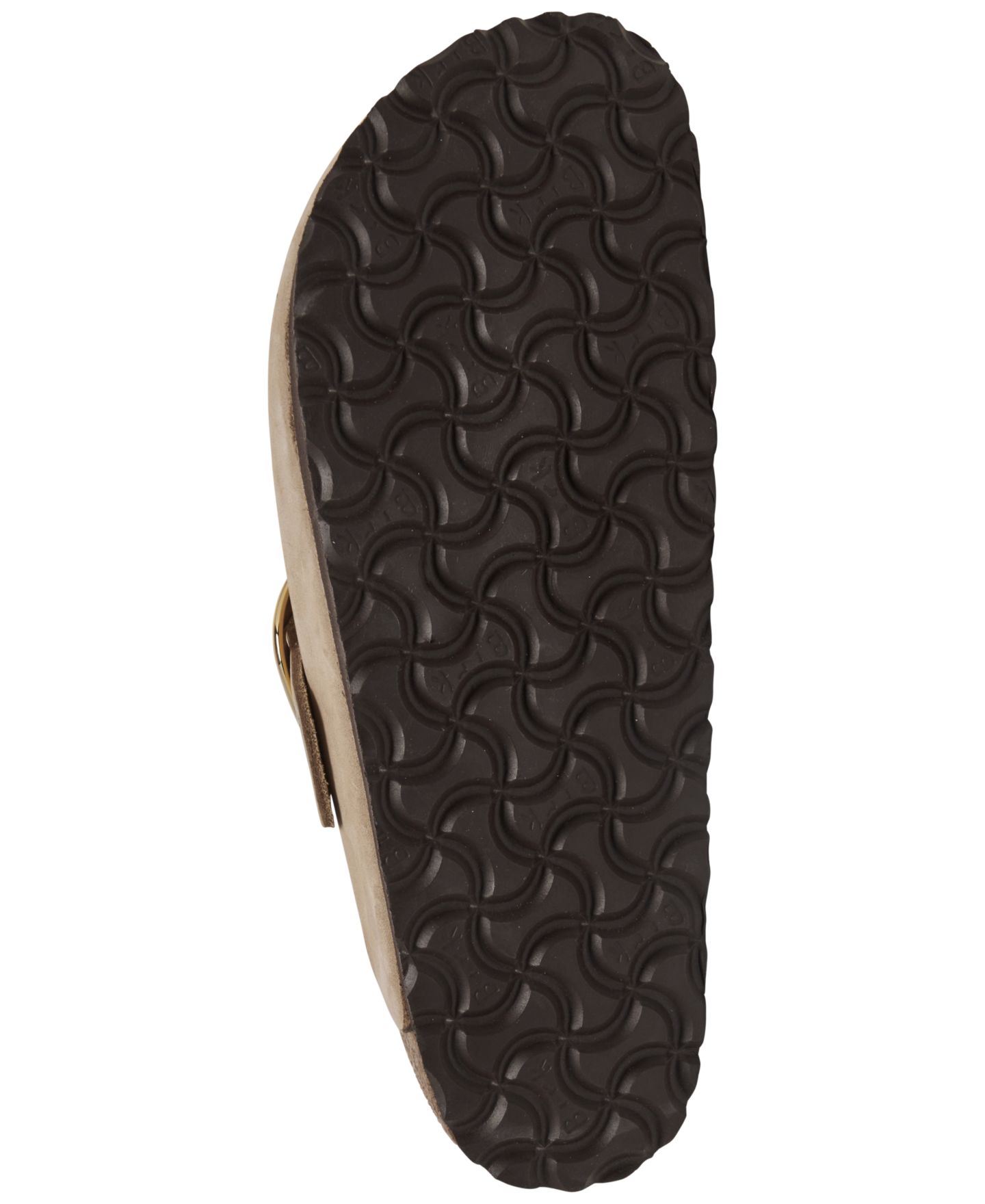 Женские сабо Birkenstock Boston Big Buckle Nubuck Leather, цвет: Бежевый — фото 6