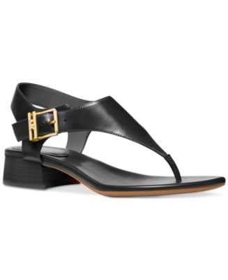 Michael Kors Women's Robyn Thong Block-Heel Sandals Macy's